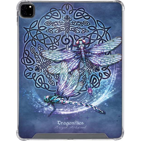 Brigid Ashwood Dragonfly Celtic Knot iPad Pro 12.9in (2020) Clear Case