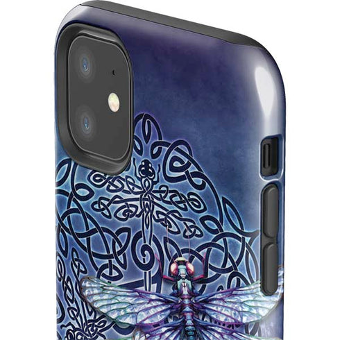 Brigid Ashwood Dragonfly Celtic Knot iPhone 11 Impact Case