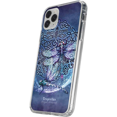 Dragonfly Celtic Knot by Brigid Ashwood iPhone 11 Pro Clear Case
