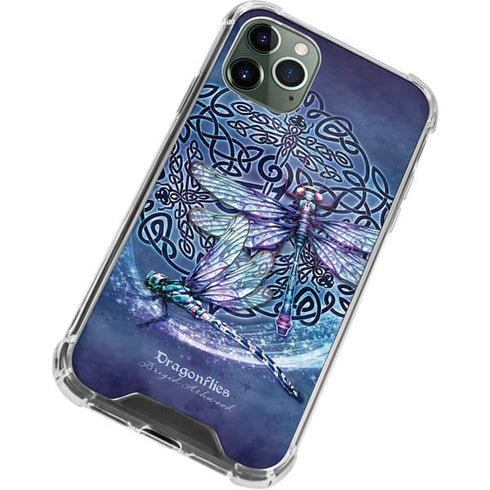 Dragonfly Celtic Knot by Brigid Ashwood iPhone 11 Pro Max Clear Case