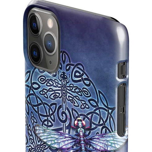 Brigid Ashwood Dragonfly Celtic Knot iPhone 11 Pro Max Lite Case