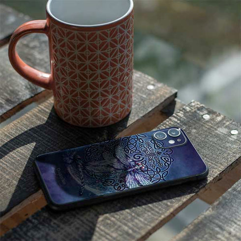 Brigid Ashwood Dragonfly Celtic Knot iPhone 11 Skin
