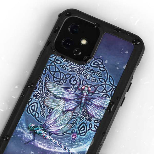 Brigid Ashwood Dragonfly Celtic Knot iPhone 12 Mini Waterproof Case