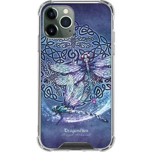 Brigid Ashwood Dragonfly Celtic Knot iPhone 12 Pro Clear Case