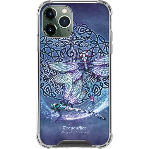 Brigid Ashwood Dragonfly Celtic Knot iPhone 12 Pro Max Clear Case