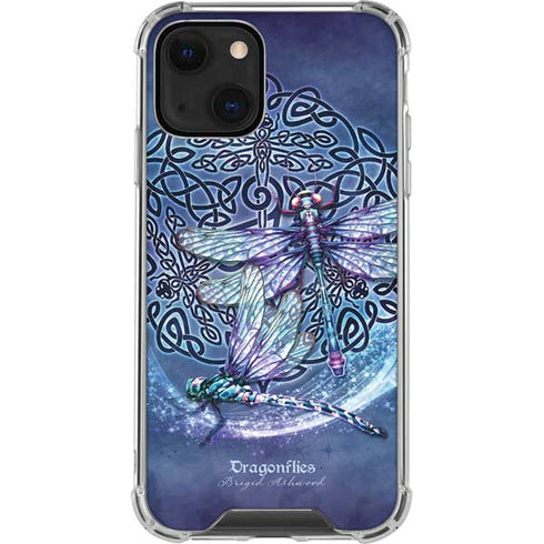 Brigid Ashwood Dragonfly Celtic Knot iPhone 14 Clear Case