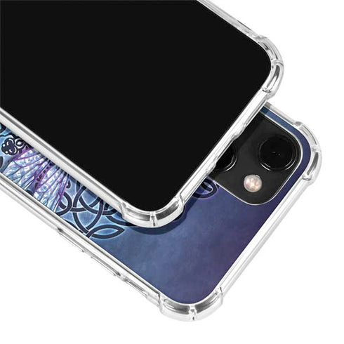 Brigid Ashwood Dragonfly Celtic Knot iPhone 14 Clear Case