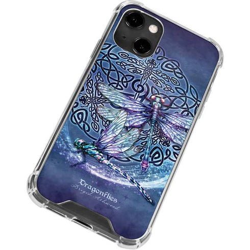 Brigid Ashwood Dragonfly Celtic Knot iPhone 14 Clear Case