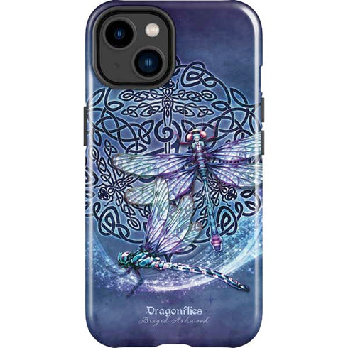 Dragonfly Celtic Knot by Brigid Ashwood iPhone 15 Plus Impact Case