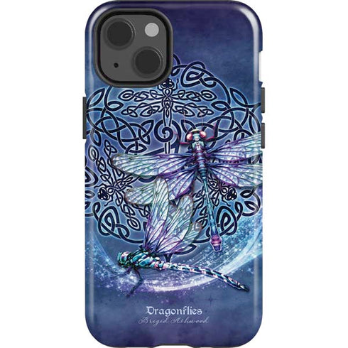 Dragonfly Celtic Knot by Brigid Ashwood iPhone 15 Impact Case
