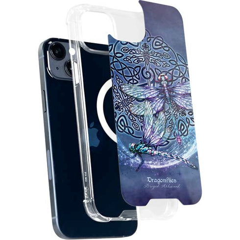 Dragonfly Celtic Knot by Brigid Ashwood iPhone 15 Plus MagSafe Case