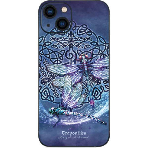 Dragonfly Celtic Knot by Brigid Ashwood iPhone 15 Plus Skin