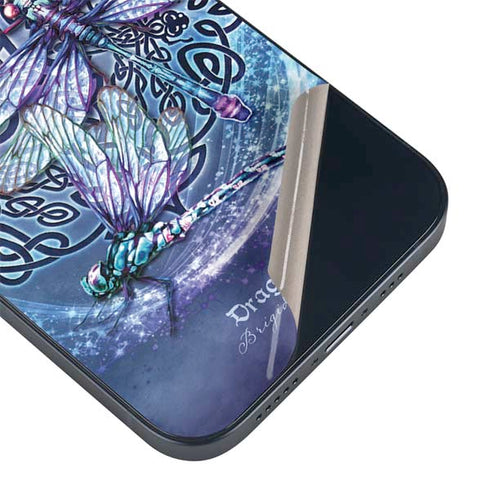 Dragonfly Celtic Knot by Brigid Ashwood iPhone 15 Plus Skin
