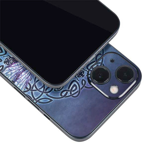 Dragonfly Celtic Knot by Brigid Ashwood iPhone 15 Plus Skin