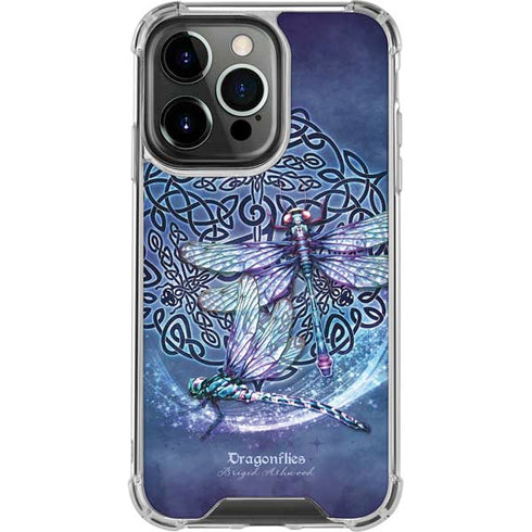 Dragonfly Celtic Knot by Brigid Ashwood iPhone 15 Pro Clear Case