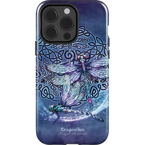 Brigid Ashwood Dragonfly Celtic Knot iPhone 14 Pro Impact Case