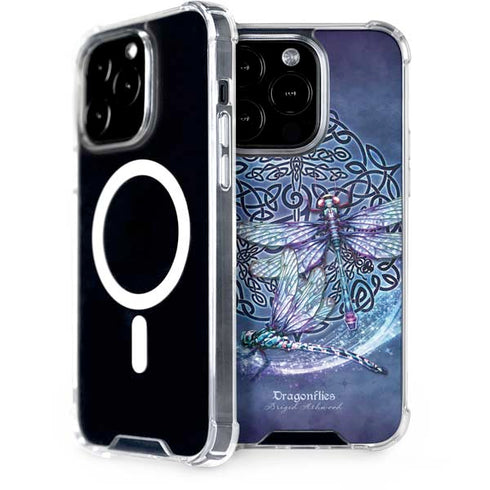 Brigid Ashwood Dragonfly Celtic Knot iPhone 14 Pro MagSafe Case