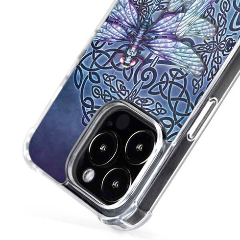 Dragonfly Celtic Knot by Brigid Ashwood iPhone 15 Pro MagSafe Case