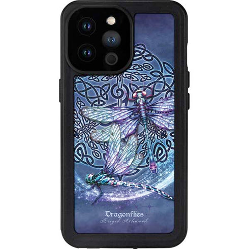 Brigid Ashwood Dragonfly Celtic Knot iPhone 14 Pro Max Waterproof Case