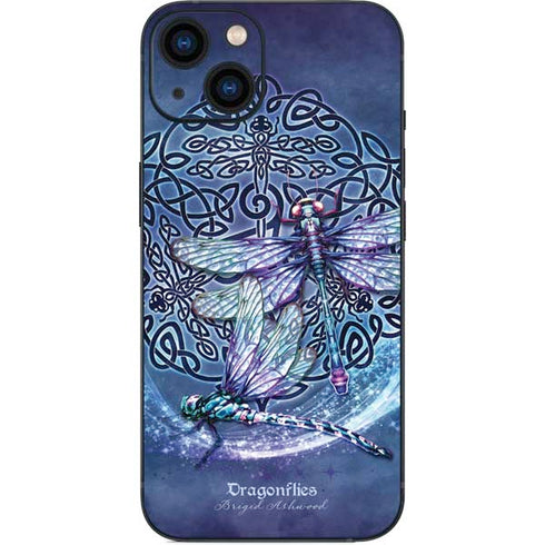 Dragonfly Celtic Knot by Brigid Ashwood iPhone 15 Skin