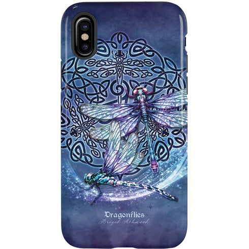 Brigid Ashwood Dragonfly Celtic Knot iPhone X Pro Case