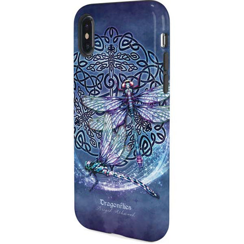 Brigid Ashwood Dragonfly Celtic Knot iPhone X Pro Case