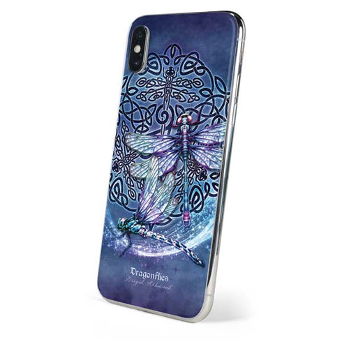 Brigid Ashwood Dragonfly Celtic Knot iPhone XS Skin