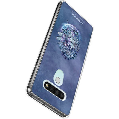 Dragonfly Celtic Knot by Brigid Ashwood LG Stylo 6 Clear Case