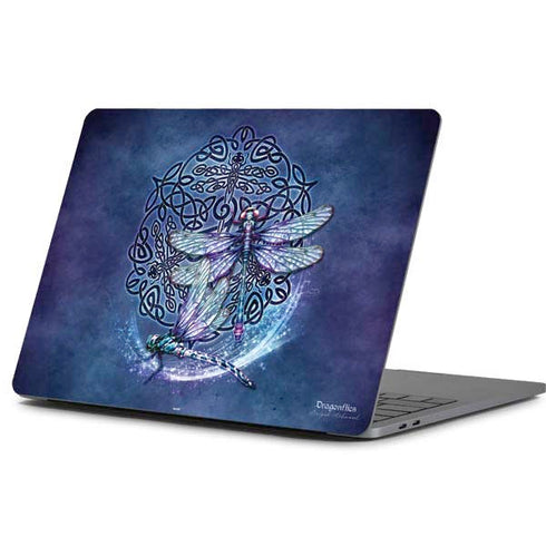 Brigid Ashwood Dragonfly Celtic Knot Apple MacBook Pro 13-inch Skin