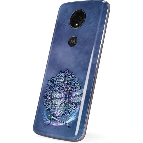 Brigid Ashwood Dragonfly Celtic Knot Moto E5 Plus Skin