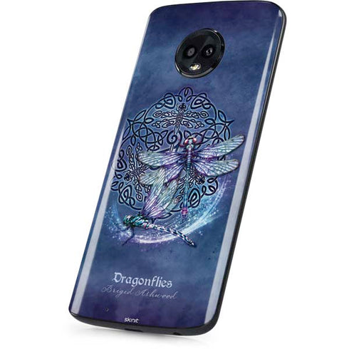 Brigid Ashwood Dragonfly Celtic Knot Moto G6 Skin