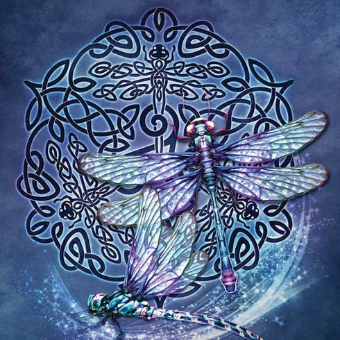 Brigid Ashwood Dragonfly Celtic Knot Moto G6 Skin