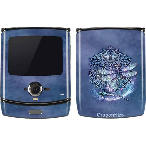 Brigid Ashwood Dragonfly Celtic Knot Motorola RAZR Skin