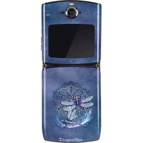Brigid Ashwood Dragonfly Celtic Knot Motorola RAZR Skin