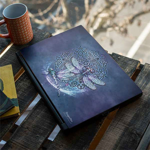 Brigid Ashwood Dragonfly Celtic Knot MSI GS65 Stealth Laptop Skin
