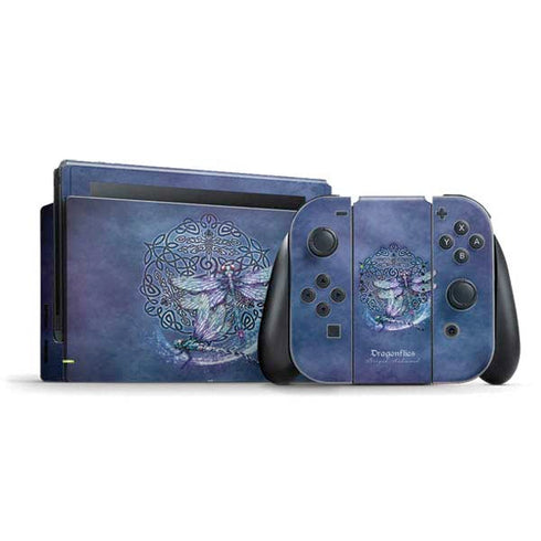 Brigid Ashwood Dragonfly Celtic Knot Nintendo Switch Bundle Skin