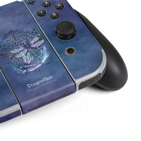 Brigid Ashwood Dragonfly Celtic Knot Nintendo Switch OLED (2021) Skin