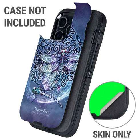 Dragonfly Celtic Knot by Brigid Ashwood Otterbox Defender iPhone Skin
