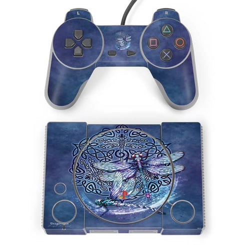 Brigid Ashwood Dragonfly Celtic Knot PlayStation Classic Bundle Skin