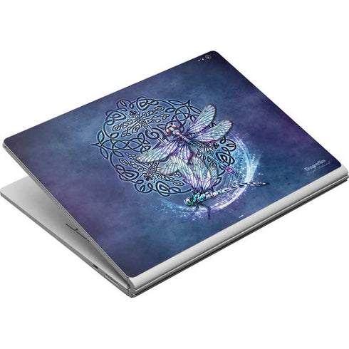 Brigid Ashwood Dragonfly Celtic Knot Surface Book Skin