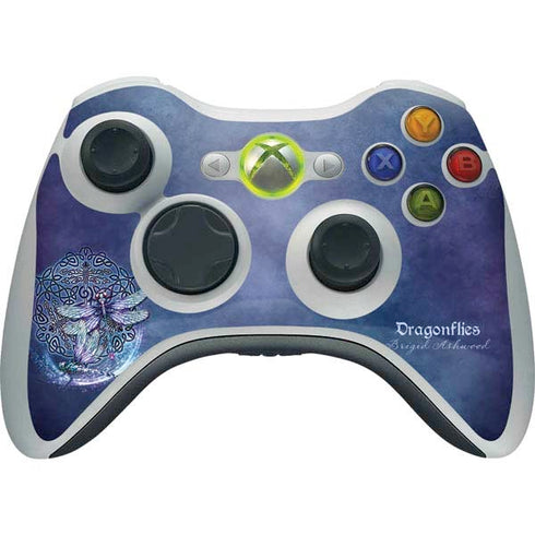 Brigid Ashwood Dragonfly Celtic Knot Xbox 360 Wireless Controller Skin