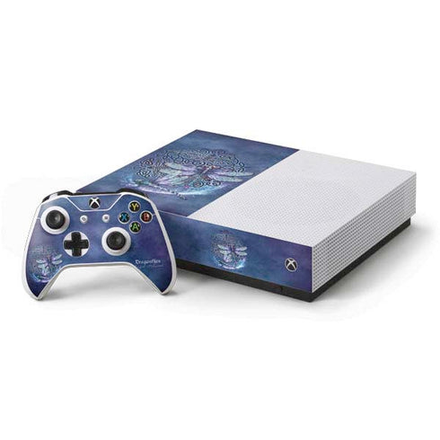 Brigid Ashwood Dragonfly Celtic Knot Xbox One S All-Digital Edition Bundle Skin
