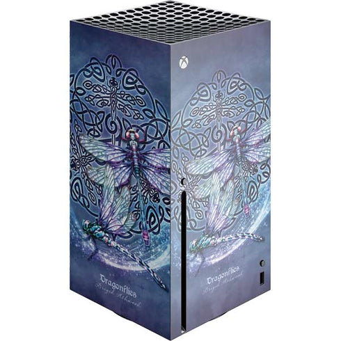 Brigid Ashwood Dragonfly Celtic Knot Xbox Series X Console Skin