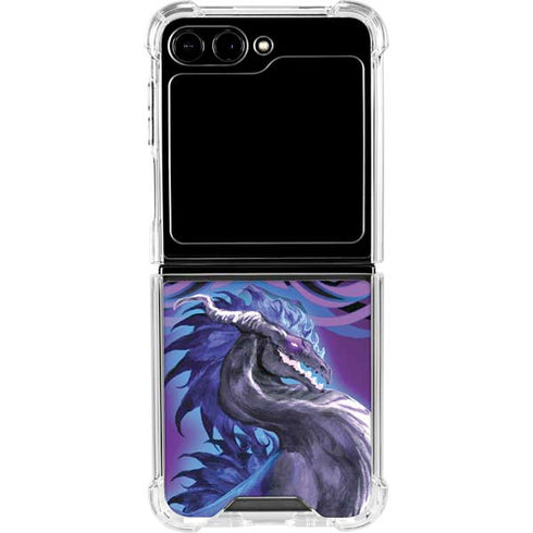 Dragonsword Stormblade by Ruth Thompson Galaxy Z Flip5 5G Clear Case