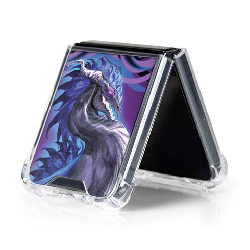 Dragonsword Stormblade by Ruth Thompson Galaxy Z Flip5 5G Clear Case