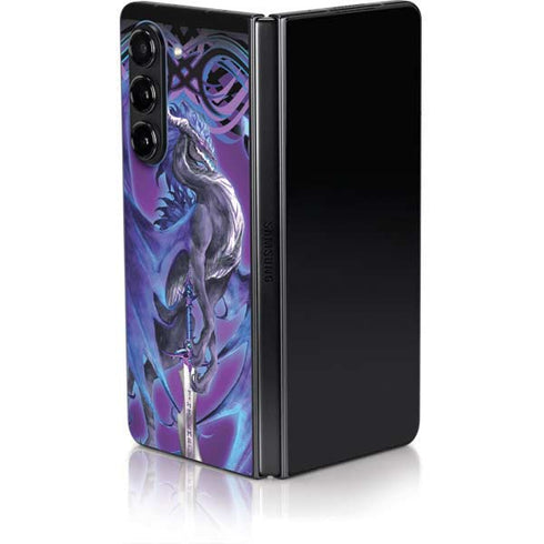 Dragonsword Stormblade by Ruth Thompson Galaxy Z Fold5 5G Skin