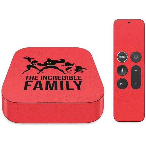 Disney The Incredibles Family Sillhouette Apple TV Skin