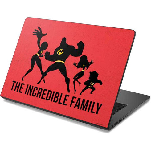 Disney The Incredibles Family Sillhouette Dell Chromebook Skin