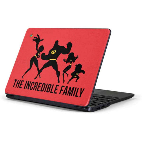 Disney The Incredibles Family Sillhouette Samsung Chromebook Skin
