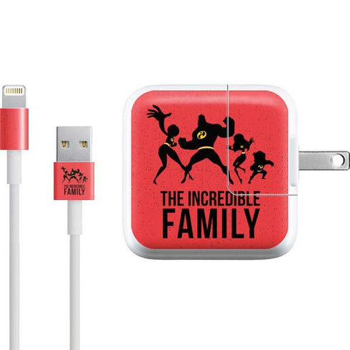 Disney The Incredibles Family Sillhouette iPad Charger (10W USB) Skin